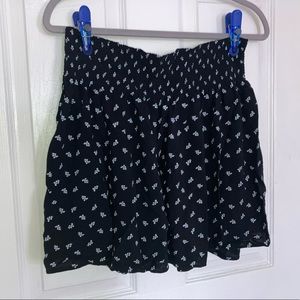 Missimo Smock Waist Floral Mini Skirt
